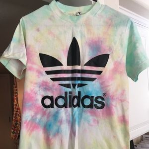 adidas tie dye tee